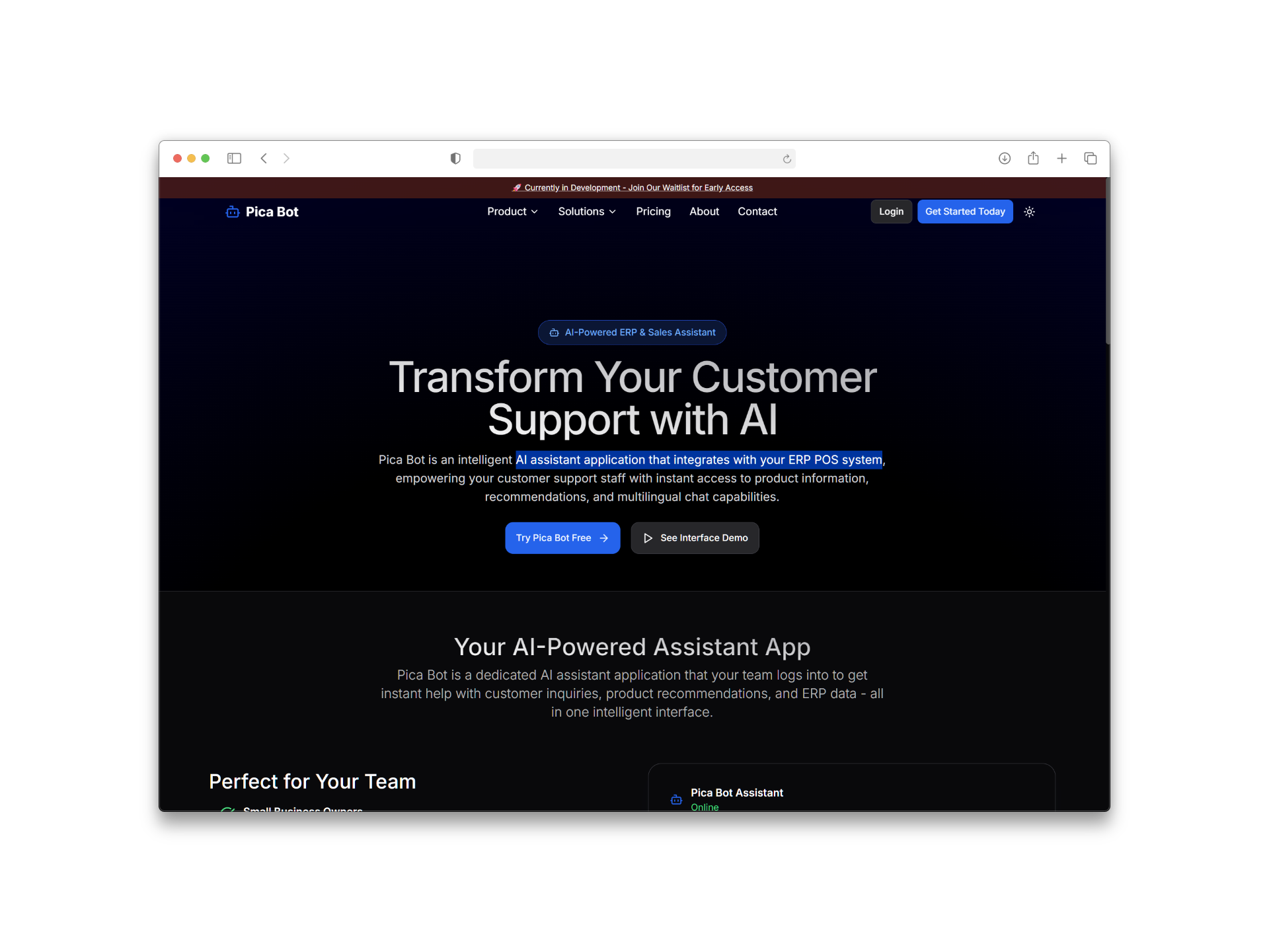 AI assistant application